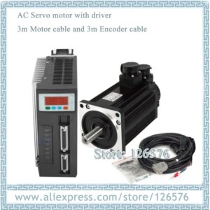 1.2kw AC Servo motor and driver 110ST-M06020 Servo Motor 6N.M 2000rpm with 3m Cable