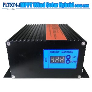 LCD MPPT Wind Solar Hybrid Charge Controller 12/24v Auto Swicthed Low Voltage Boost Regulator