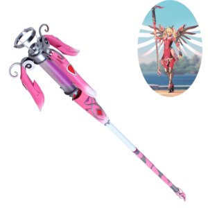 OW Pink Mercy Charity Skin Wand Cosplay Prop
