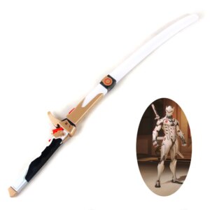 OW Genji Nihon Skin Golden Long Sword Cosplay Prop