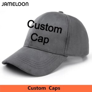 Custom 3D Embroidered Suede Soft Fabric Adult Kids Baseball Caps Family Dancers Bent Bill Curved Brim Printing Cotton Hats