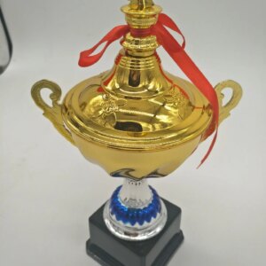 2025 new  style metal Trophy Cup Prize Award Competition Sports Winner Table Decor high  26cmTall