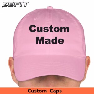 Customed Baseball Caps Cotton Embroidery 6 Panels Bent Bill Adult Kids Football Team Sun Unstructured Dad Dead Hats