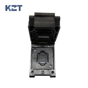 BGA64 64pin ICsocket pitch1.0 ICsize11x13 Burn-in/Test/programmer Socket BGA64/FBGA64 30V 50mΩ wire connector test seat