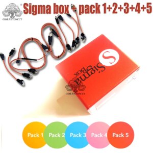 2025 version Sigma Box with 9 Cable and Activation, Pack1, Pack2, Pack3, Pack4, Pack5, New Update for Huawei