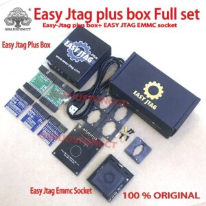 2025 ORIGINAL New Version Full Set Z3X Easy Jtag Plus Box Easy-Jtag plus box+ EASY JTAG EMMC 6 IN 1 socket