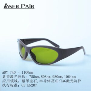 Laser Glasses Cover 740-1100nm Beauty Goggles Hair Removal Device Band Protective Eyewear