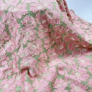 New pink jacquard cut tassel fabric dress wedding toasting gown Organza designer