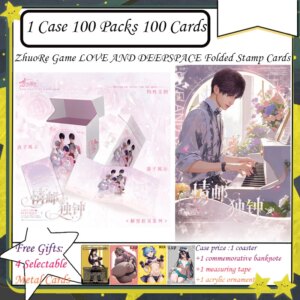 ZhuoRe Gmae Love And DeepSpace Folded Stamp Cards – Manfu QiYu QinChe Booster Box Rare Doujin Card Toy Gift