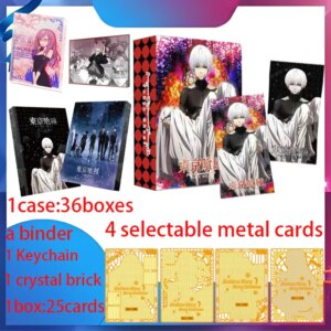 Newest HuanMeng Club Tokyo Ghoul Card Kaneki Ken Kamishiro Rize Japanese Anime Rare Hobby Anime Collection Card Toy Gifts