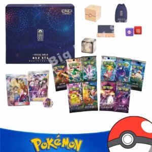 Pokemon Cards Original Trading PTCG Cartoon 1 Anniversary Commemorate Gift Box Simplified Chinese Kaarora of Partner Child Gift