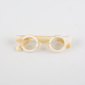 Man Women’s Glasses Frame Unique Round Vintage Handmade White Horn Prescrption Eyeglass Frames Myopia Optical Lenses Eyeglasses