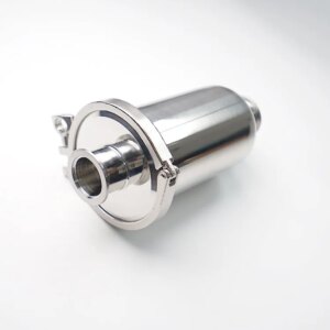 Vacuum pump high sealing intake and exhaust dust oil water oil mist oil fume filter AV-KF25 KF40 stainless steel