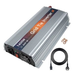 1000-1400W Grid Tie Micro Solar Inverter 20-50VDC to 90-140VAC 190-260VAC MPPT Pure Sine Wave Converter For Solar Power System