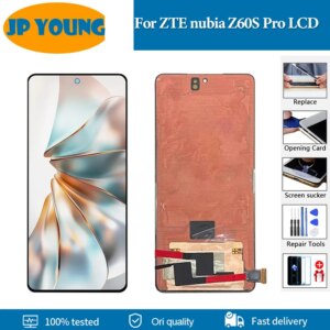 6.78″ AMOLED For ZTE nubia Z60S Pro LCD Display Digitizer Full Assembly Touch Screen For nubia Z60 S Pro LCD Replacement Parts