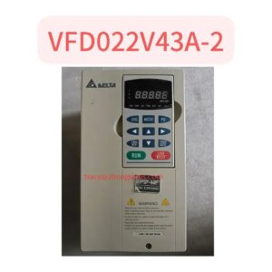 Used inverter VFD022V43A-2 3-phase input 2.2kw, test function normal