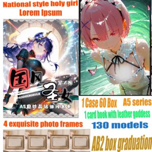 Wholesale Goddess Story Chinese Style Saint Female Female Sense A5 Acrylic Color Paper Card Game Collection Hobby Wife Gift Biki