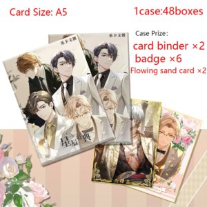 New Wholesale Husbando Manfu Starry Bonus Collection Card A5 card Cartoon Booster Box Luffy Sanji Nami TCG Popular Trading CCG