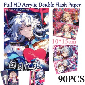 2025 New Male God Acrylic Double Flash Paper Collection Cards Wholesale Multi-series Anime Character Toy Gift Board Game Card