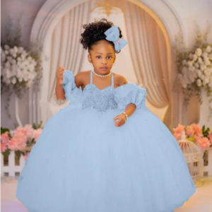 Cute Flower Girl Dress For Wedding Pink Shiny Sequins Spaghetti Straps Tulle Dresses Baby Lovely Birthday Party Ball Gown