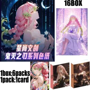 Demon Slayer Cards Booster Box Collection Wholesale Playing Cards Wave 1 Acrylic Games Board Party Kids Toys Mystery Pack