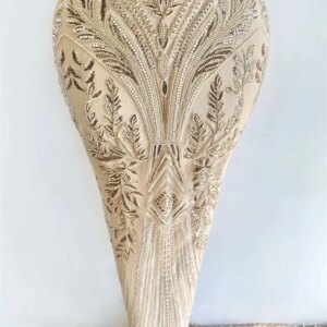 Luxury African Sequin Beaded Lace Fabric 2025 High Quality Groom Nigerian Wedding Bridal Embroidery French Tulle Sewing14