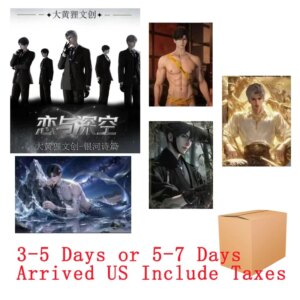 2025 Wholesales Love And Deep Space Collection Card Male God Anime Acrylic Sylus Xavier Rafayel Zayne Trading Collectible Card