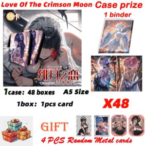 Wholesale 2025 Newest A5 Size Love Of The Crimson Moon Goddess Story Card Board Waifu Yae Miko Keqing Trading Playing Gift
