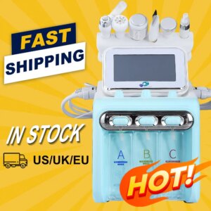 The New 6 In 1 Aqua Peeling Lift Skin Bubble Moisturizer Oxygen Machine Skin Care Cleansing Facial beauty Equipment
