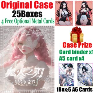 New Mansha Demon Slayer A6 Acrylic Color Paper Anime Nezuko Shinobu Mitsuri Quality Spicy Sexy Swimsuit Bikini Uniform Card