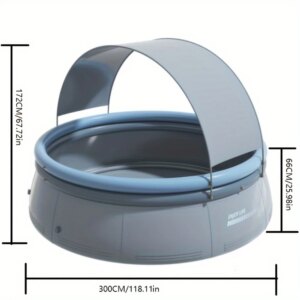 118.11in*25.98in Outdoor Inflatable Swimming Pool