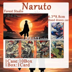 2025 Newest Naruto Multi-series Collection Color Card Booster Box Wholesale Anime Character Board Game Hobbies Gift For Fans
