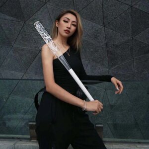 Custom Self Defense Batting Victus Baseball Bats Stick Heavy Solid Training Adultes Acrylic Baseball Bat