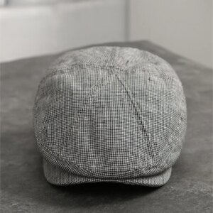 Breathable linen baseball cap beret sub-head front cap