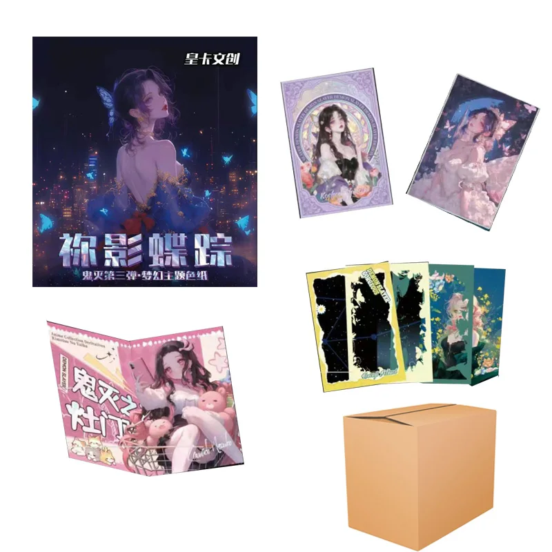 2025 Wholesales Original Demon Slayer Anime Cards Waifu Tcg Card Toy Gifts Sexy Anime Playing Cards Party Games