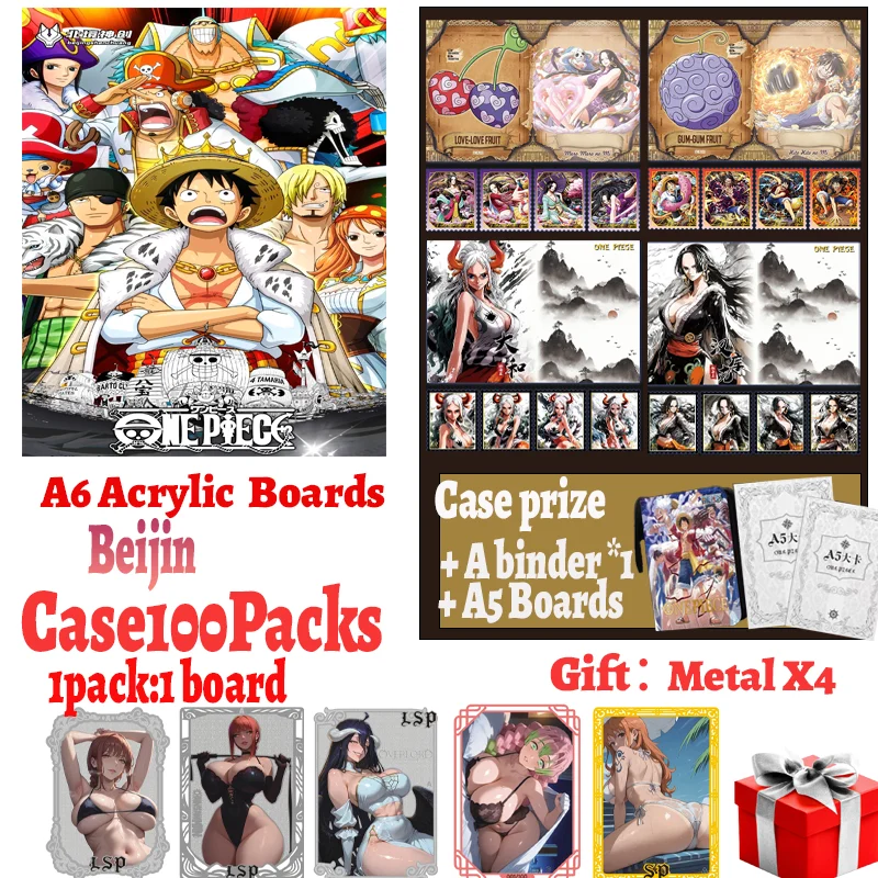 2025 Latest Beijin Stamp Set One Piece set Luffy Boa Robin Booster Box ACG CCG TCG Cards Hit Doujin Toys And Hobbies Gift