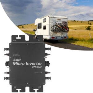 Solar Grid Tie Inverter 2000W MPPT WiFi Control Waterproof for Power Solar Grid Tie Inverter Solar Inverter