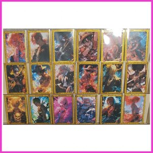 Anime ONE PIECE Rare Metal Limited Collectible Card Rayleigh Law Nami Sanji Shanks Doflamingo Ace Toys for boys Birthday Present