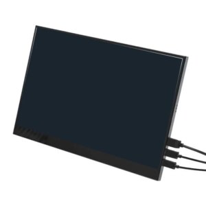 N75R-For Waveshare 15.6Inch LCD Touch Monitor (C), 1920 × 1080 Full HD, IPS Screen Optical Bonding Toughened Glass Panel US PLUG