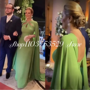 Emerald Green Mother of The Bride Dresses 2025 Elegant Backless Lace Evening vestidos de fiestas elegantes mujer Customised