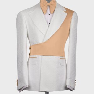 Bespoke 2 Pieces Men Suits Blazer Pants Regular Fit Notch Lapel Single Breasted Luxury Fabric Modern Stylish Formal Suits Custom