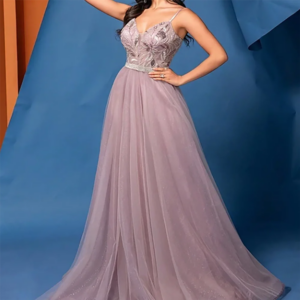 Elegant Sweetheart Appliquins Lace Sleeveless A-Line Formal Evening Dresses Birthday Party Prom Gowns Customized