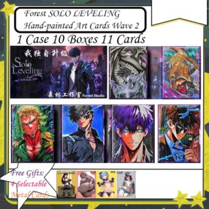 Forest SOLO LEVELING Wave 2 Hand-painted Art Card Solo Leveling Collection Card Anime Version Party Gift Toy Games Birthday Gift