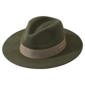 The new autumn and winter flat top hat for men women fashion wide eaves with Europe big round