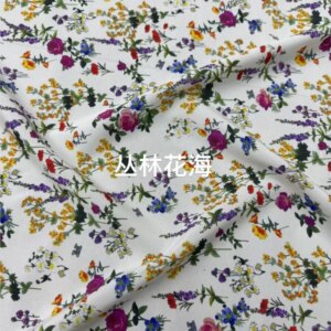 New silk elastic double crepe fabric dress shirt skirt