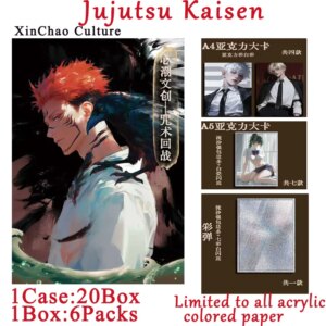 Wholesale Jujutsu Kaisen Cards Booster Box Anime Game Character Card Board Game Card Playing Card Birthday Gift Toys