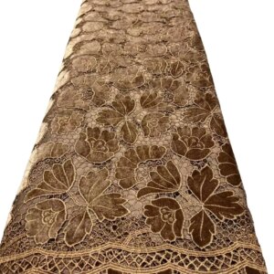 Fashion African Velvet Lace Fabrics 2025 High Quality Women Party Women Embroidery Nigerian French Lace Materials For Wedding