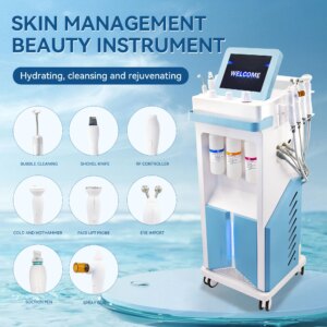 Oxygen Skin Moisturizing Beauty Machine Hydrodermabrasion Water Peeling Deep Cleansing Exfoliation Beauty Facial Device