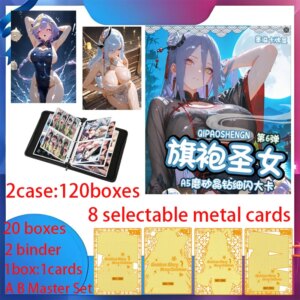 Newest QIPAOSHEENGNXILIE Wave 6 Cheongsam Saint A5 Boards Waifu Acrylic Borad Anime Rare Hobby Collection ACG Girls