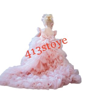 Customized 2024 Girl Dress Flower Girl Dress Fashion Ball Gown Beautiful Wedding Girl Princess Pageant Luxury Flower Dresses